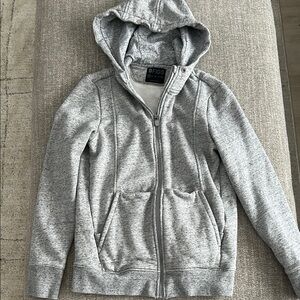 Figs Gray Zip-Up Hoodie